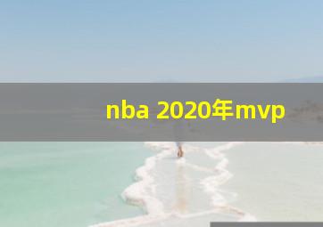 nba 2020年mvp